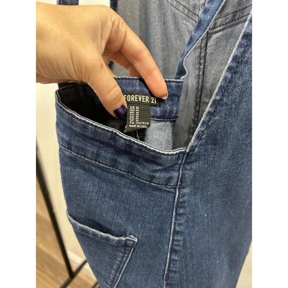 Vintage Overall Blue Jean Denim Dress in medium - Picture 6 of 9